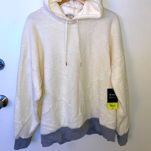 Brand NEW Cream Cozy Teddy Material Hoodie